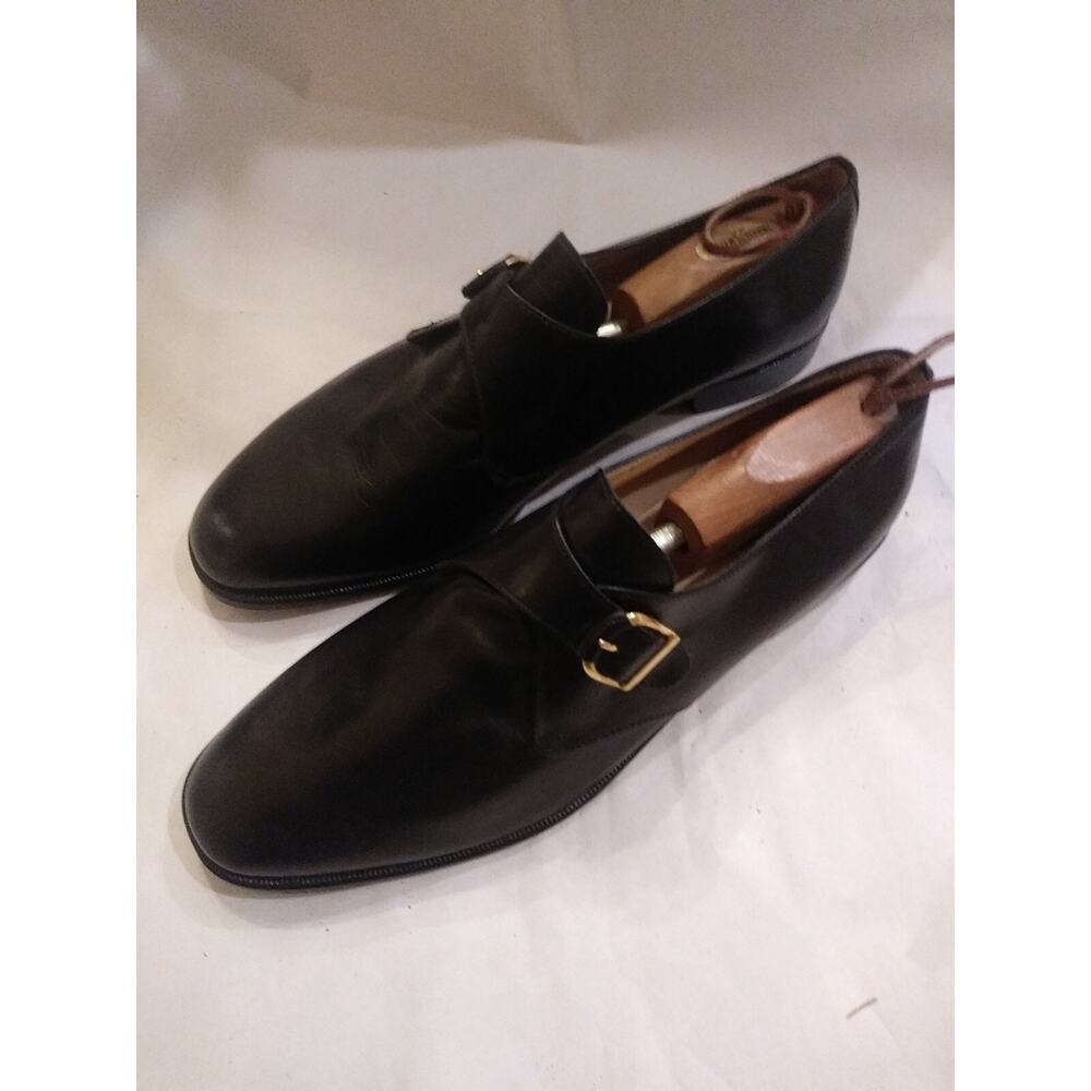 Alfani Black Leather Monk Straps Men’s Dressing Shoes Size 13M - Picture 10 of 10
